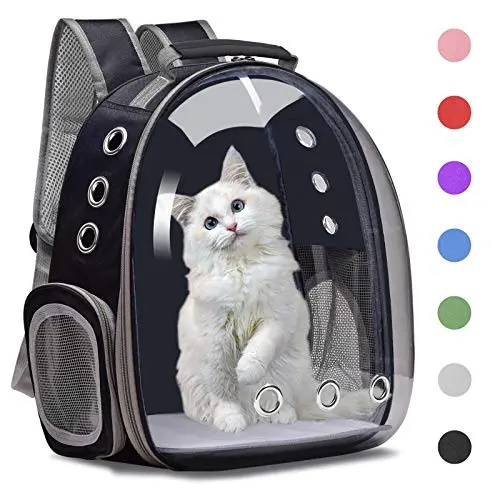 Henkelion space capsule cat backpack with bubble window