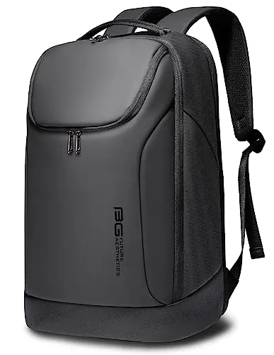 BANGE business commute backpack with 180-degree opening and waterproof Oxford fabric
